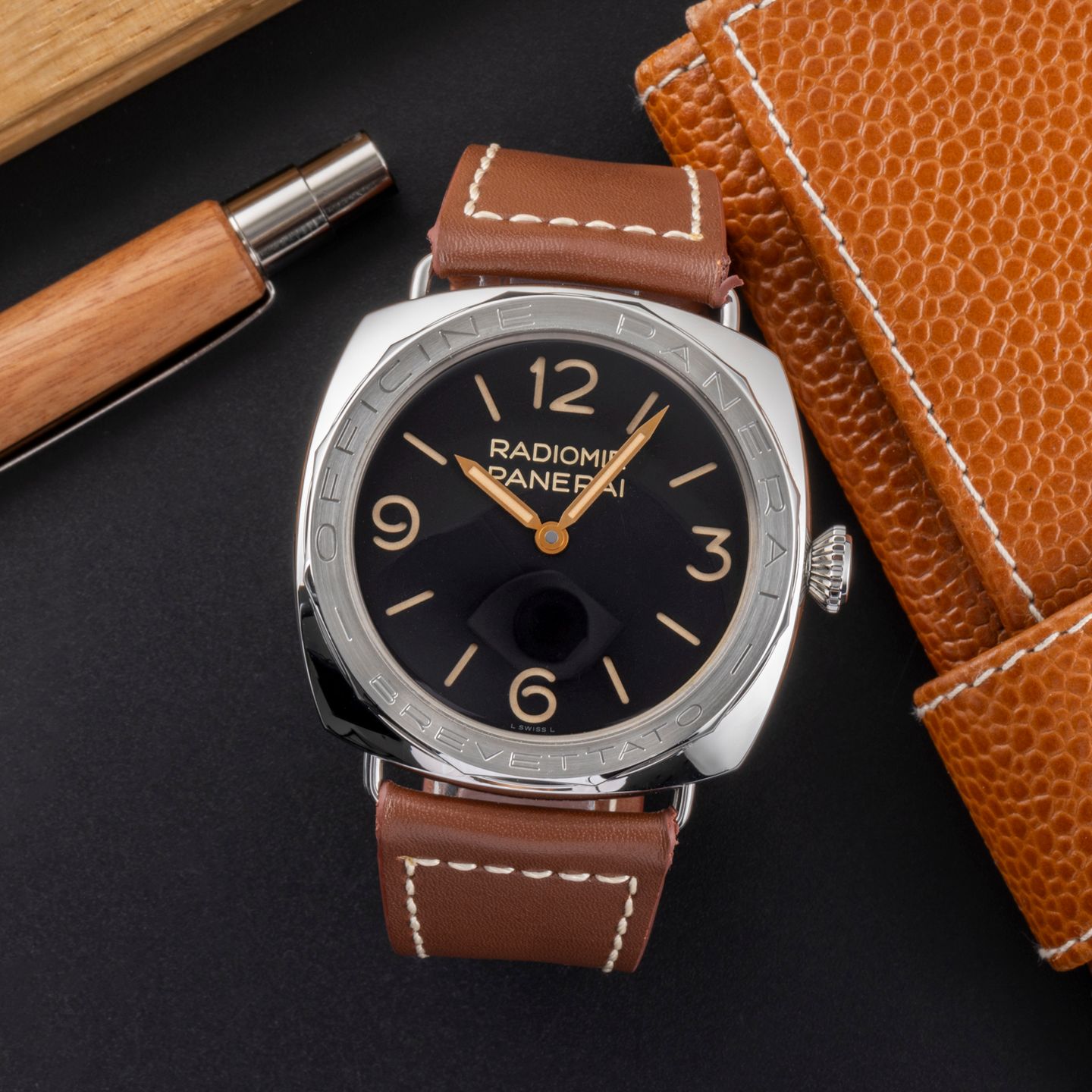 Panerai Special Editions PAM00685 (Unknown (random serial)) - Black dial 47 mm Steel case (3/8)