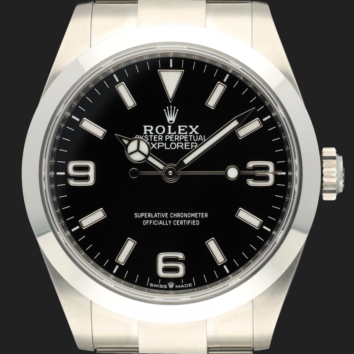 Rolex Explorer 224270 (2023) - Black dial 40 mm Steel case (2/8)