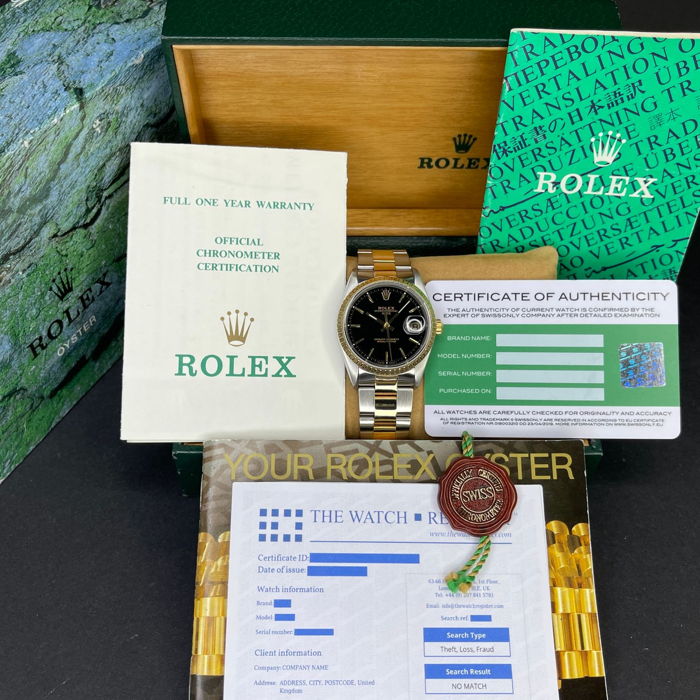 Rolex Oyster Perpetual Date 15203 (1990) - 34mm Goud/Staal (2/8)