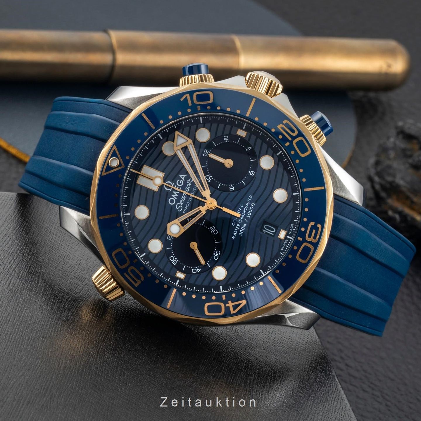 Omega Seamaster Diver 300 M 210.22.44.51.03.001 (Unknown (random serial)) - Blue dial 44 mm Steel case (2/8)