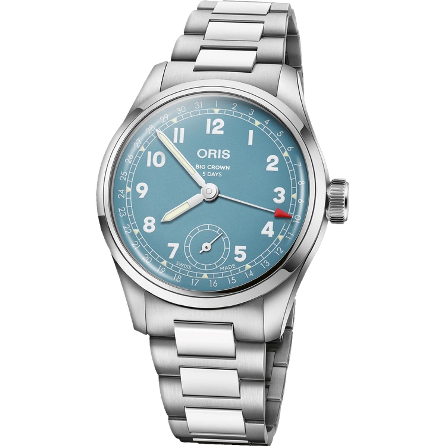 Oris Big Crown Pointer Date 01 473 7786 4065-07 8 19 06 (2026) - Blue dial 38 mm Steel case (1/1)