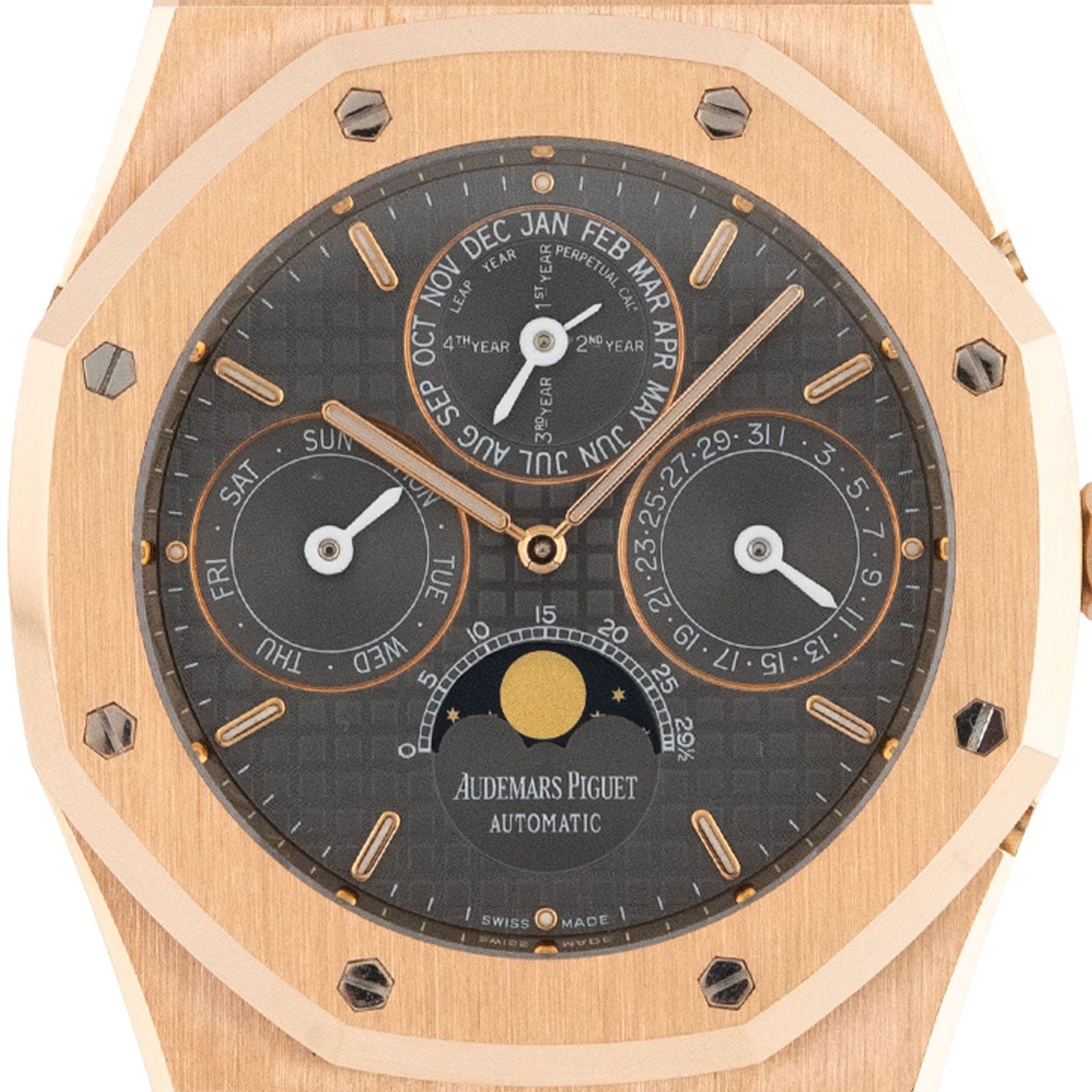 Audemars Piguet Royal Oak Perpetual Calendar 26252OR.OO.D092CR.01 (Unknown (random serial)) - Brown dial 39 mm Rose Gold case (2/8)