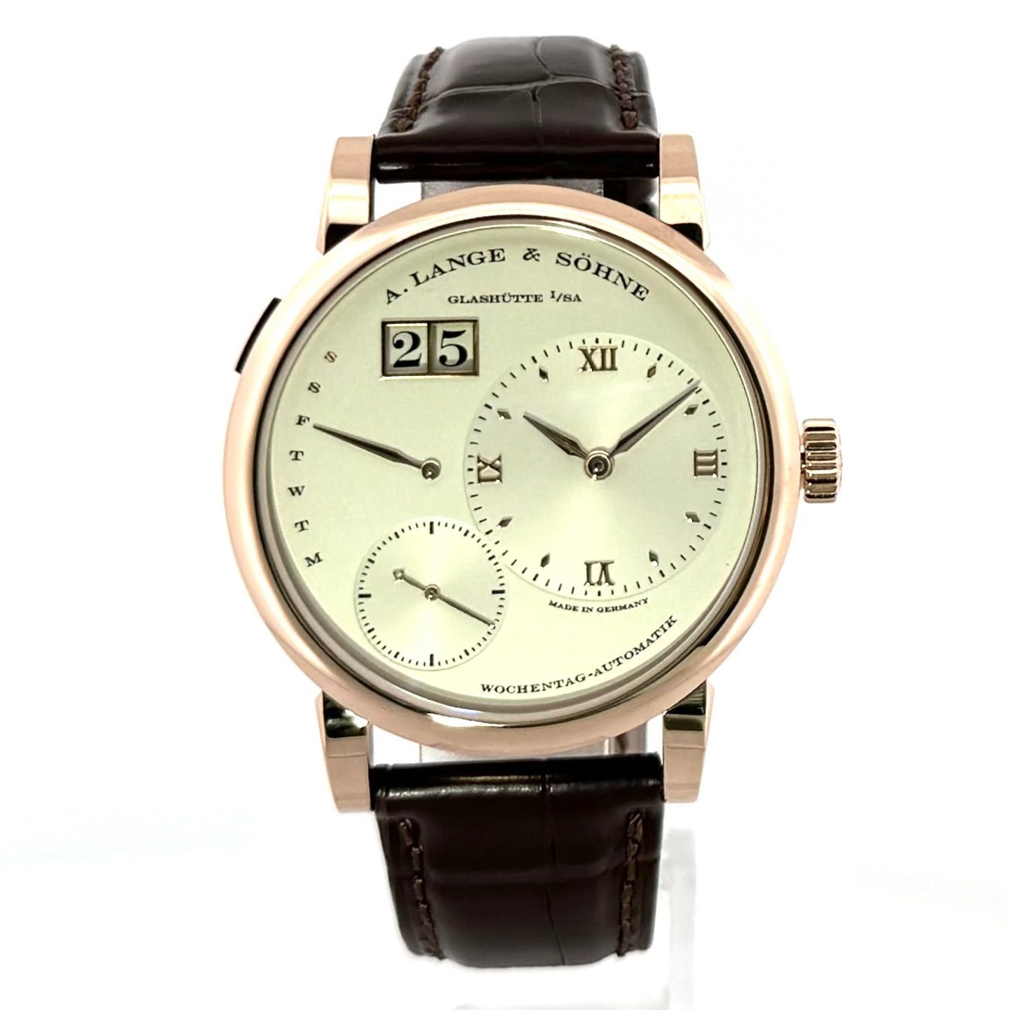 A. Lange & Söhne Lange 1 320.032 (2013) - Silver dial 40 mm Rose Gold case (1/8)