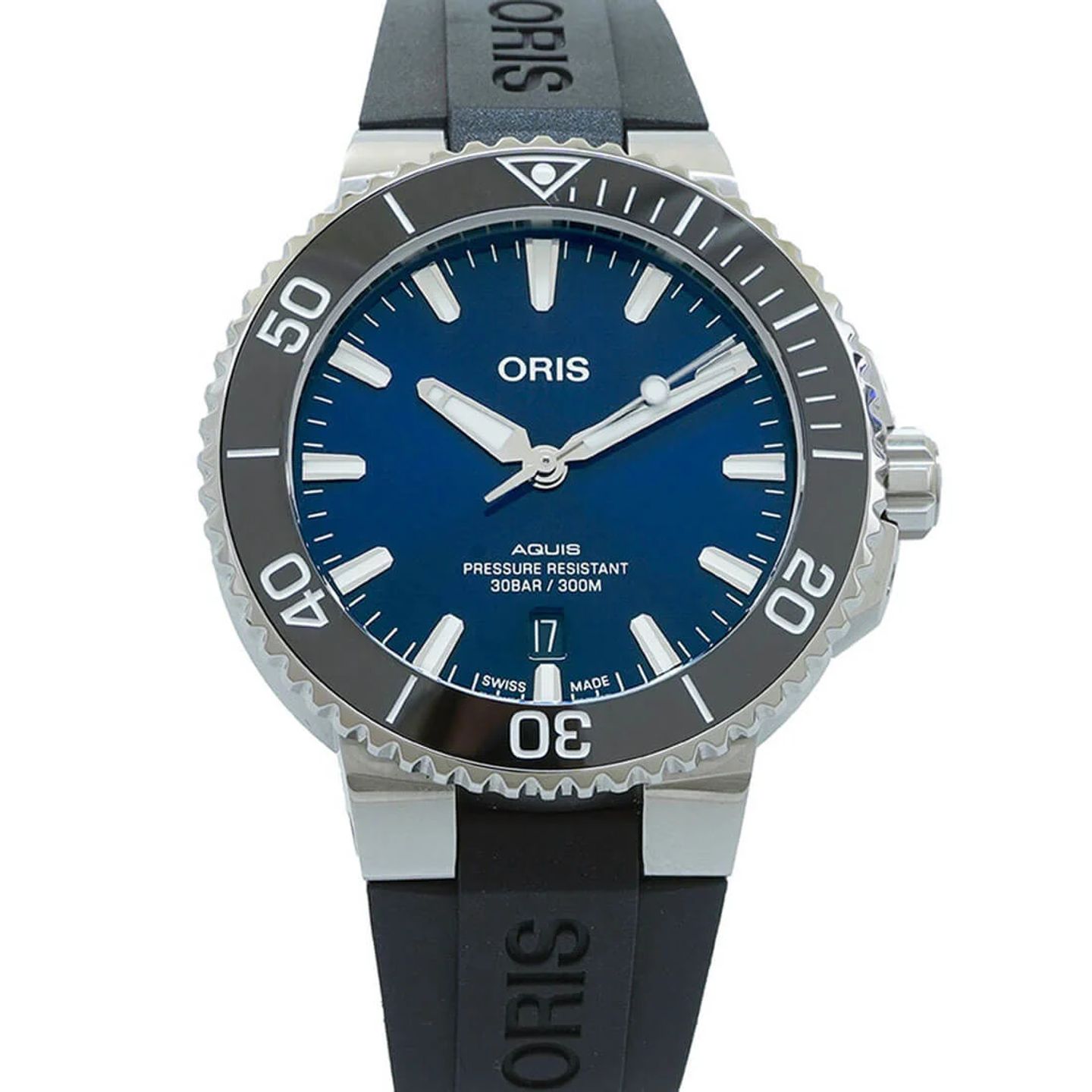Oris Aquis Date 01 733 7766 4135-07 4 22 64FC (2023) - Blue dial 42 mm Steel case (2/3)