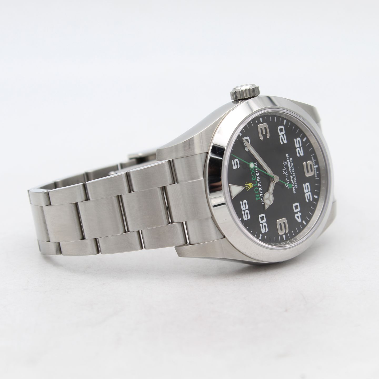 Rolex Air-King 116900 (2020) - Zwart wijzerplaat 40mm Staal (5/8)