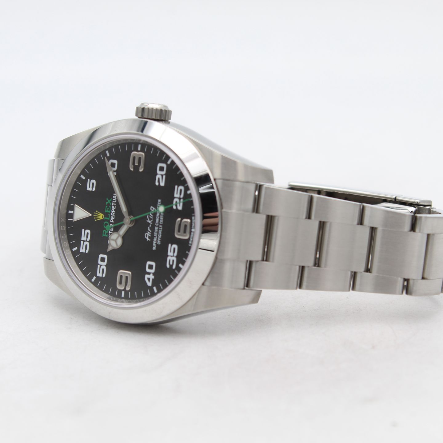 Rolex Air-King 116900 (2020) - Zwart wijzerplaat 40mm Staal (6/8)