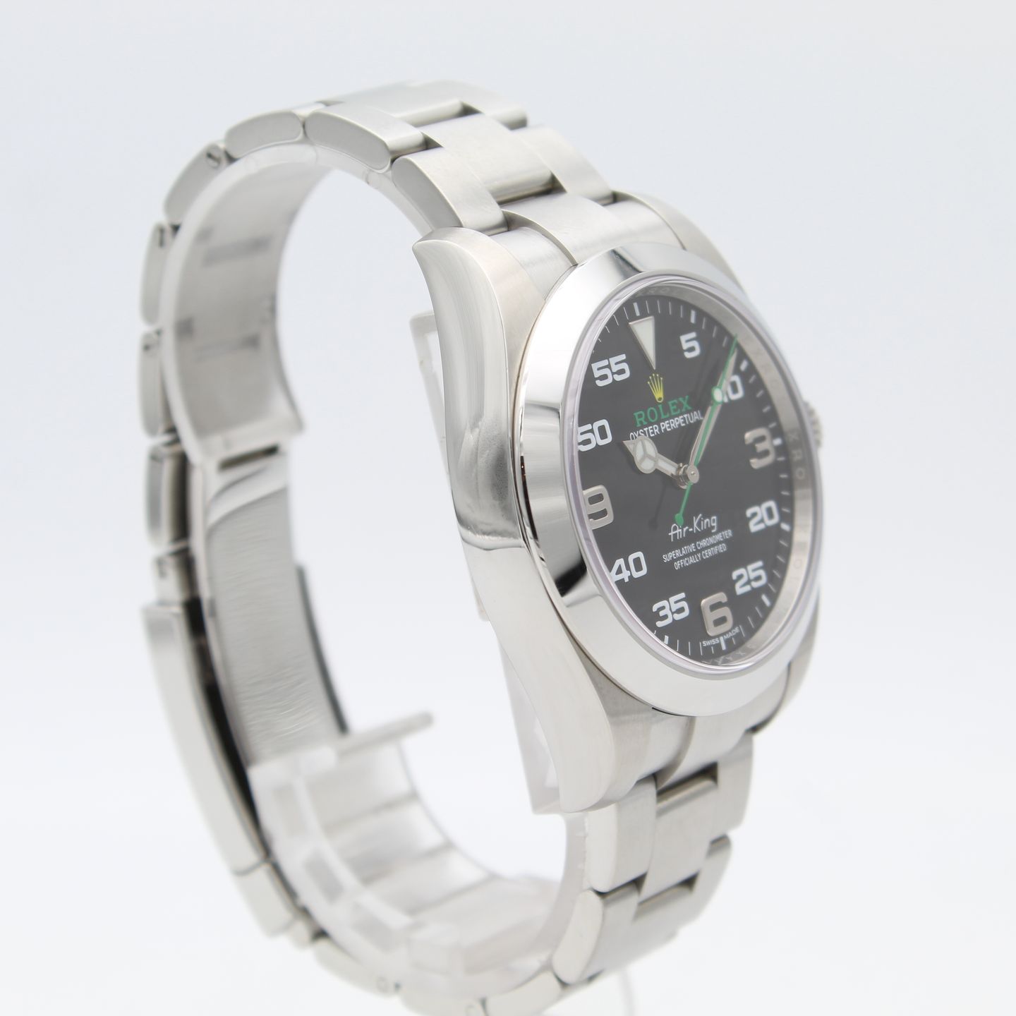 Rolex Air-King 116900 (2020) - Zwart wijzerplaat 40mm Staal (2/8)