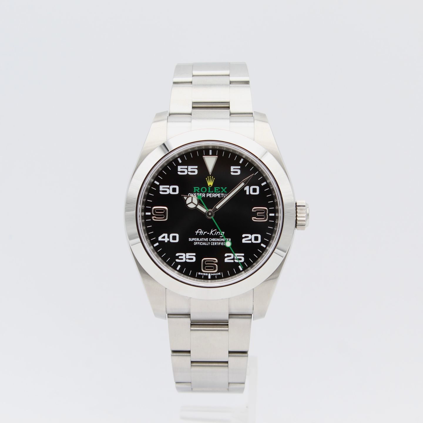 Rolex Air-King 116900 (2020) - Zwart wijzerplaat 40mm Staal (1/8)