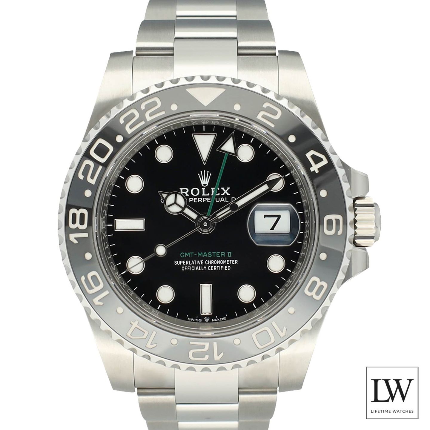 Rolex GMT-Master II 126710GRNR (2026) - Black dial 40 mm Steel case (2/8)