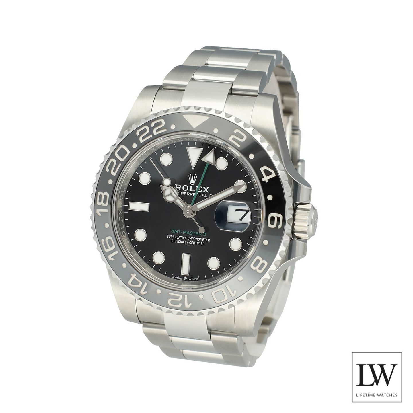 Rolex GMT-Master II 126710GRNR (2026) - Black dial 40 mm Steel case (4/8)