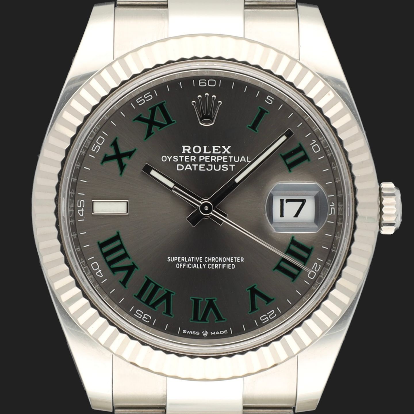 Rolex Datejust 41 126334 (2021) - Grijs wijzerplaat 41mm Staal (2/8)