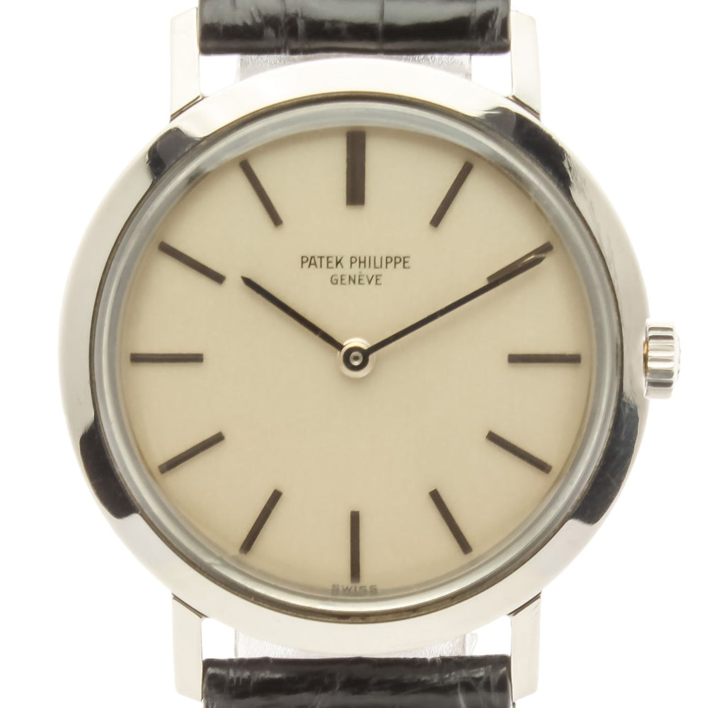 Patek Philippe Calatrava 3509 (Unknown (random serial)) - Silver dial 33 mm Steel case (2/12)