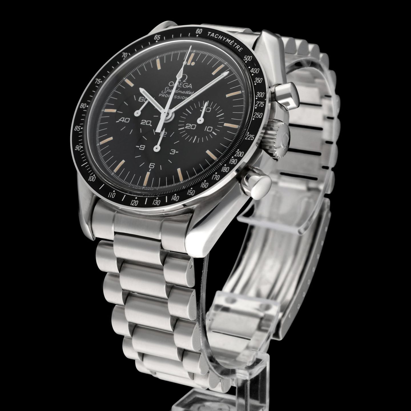Omega Speedmaster Professional Moonwatch DA 145.0022 (1990) - Zwart wijzerplaat 42mm Staal (5/8)