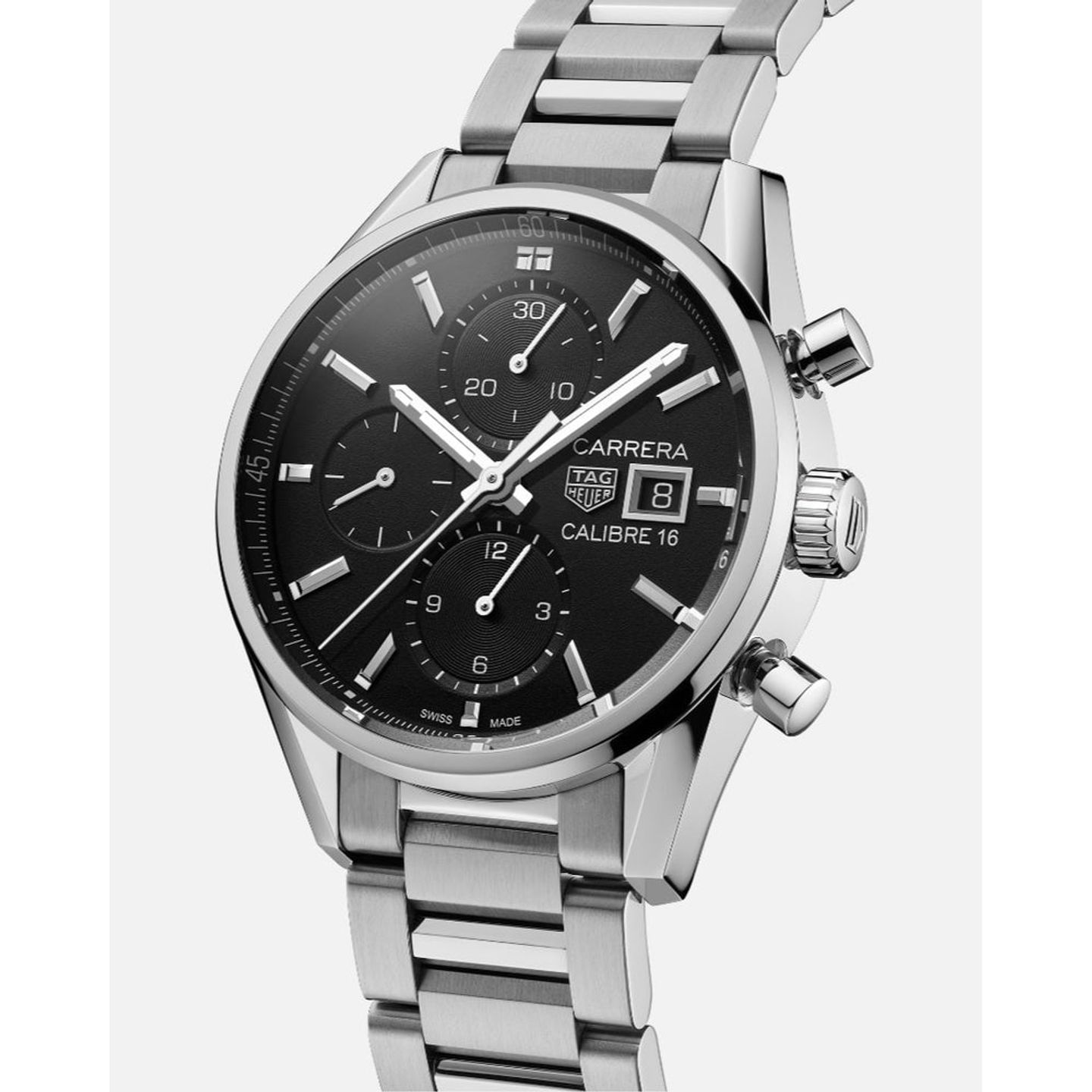 TAG Heuer Carrera Calibre 16 CBK2110.BA0715 (2023) - Black dial 41 mm Steel case (1/1)