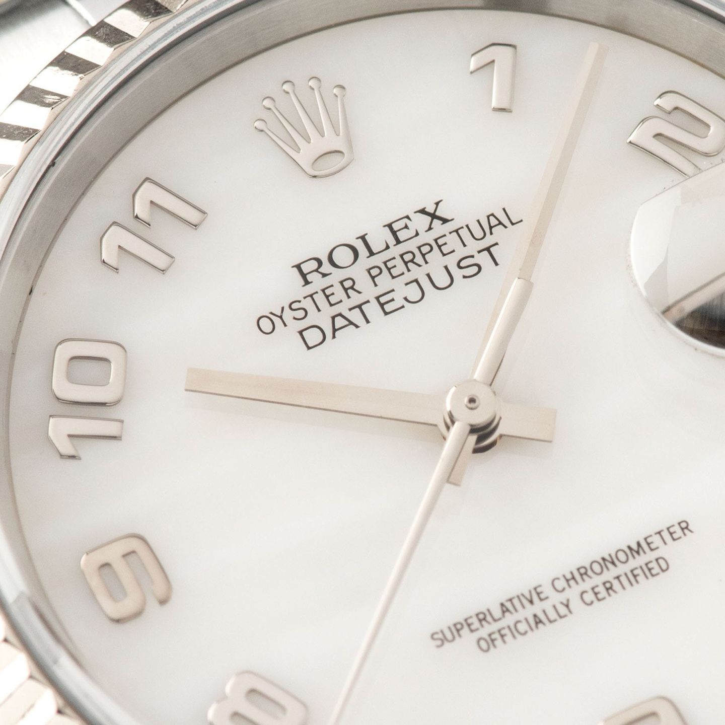 Rolex Datejust 36 16234 (2000) - Pearl dial 36 mm Steel case (5/8)