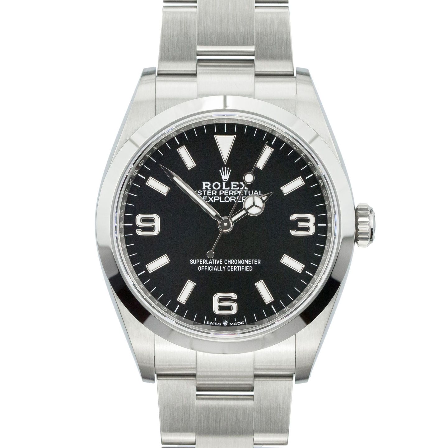 Rolex Explorer 124270 (2022) - Black dial 36 mm Steel case (1/7)