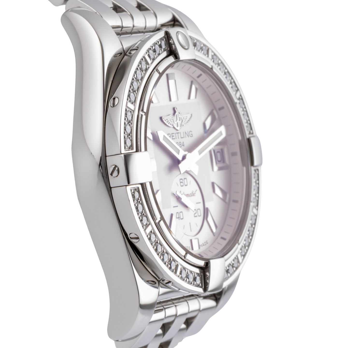 Breitling Galactic 36 A3733053/A716/236X (Unknown (random serial)) - White dial 36 mm Steel case (7/8)