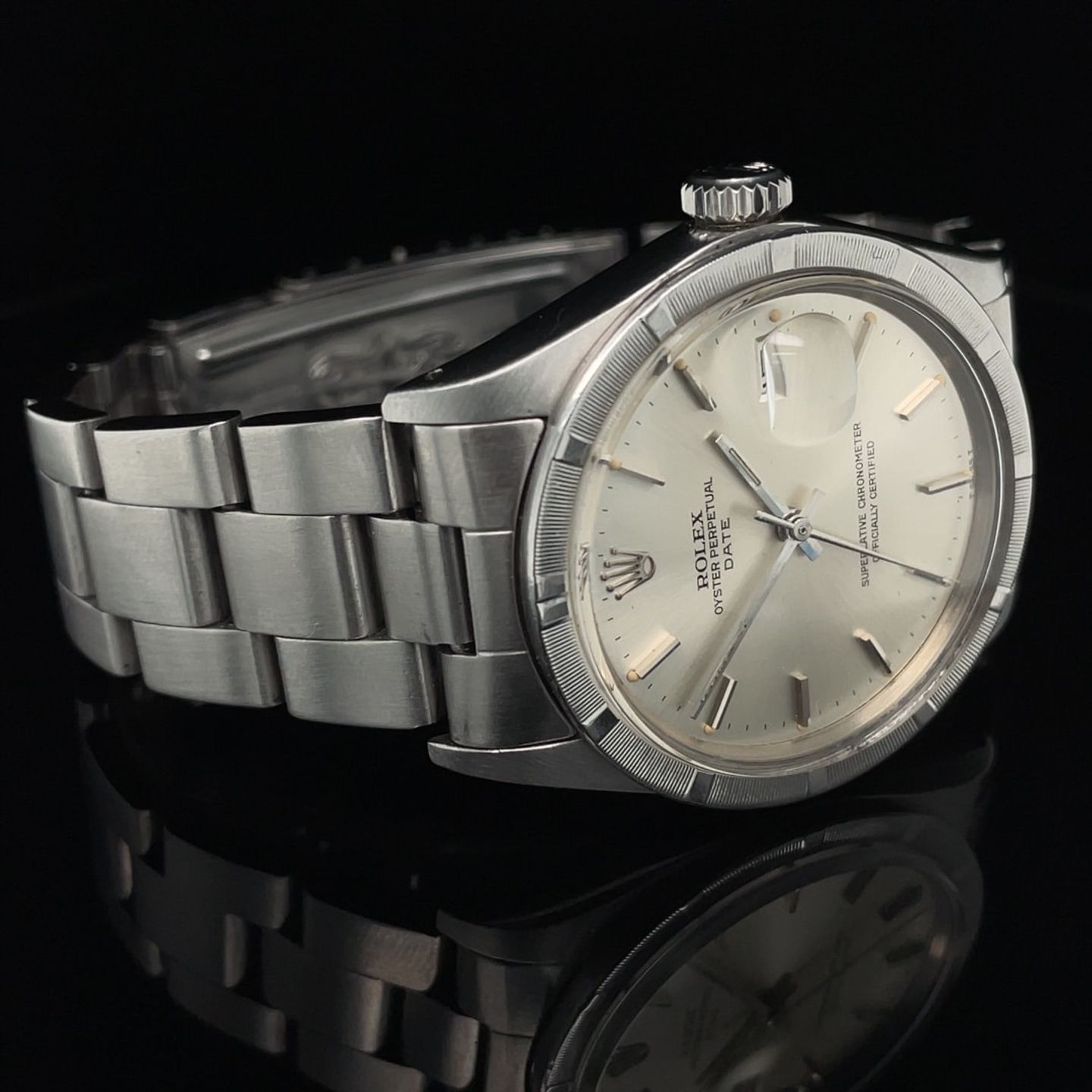 Rolex Oyster Perpetual Date 1501 (1970) - 34 mm Steel case (3/8)
