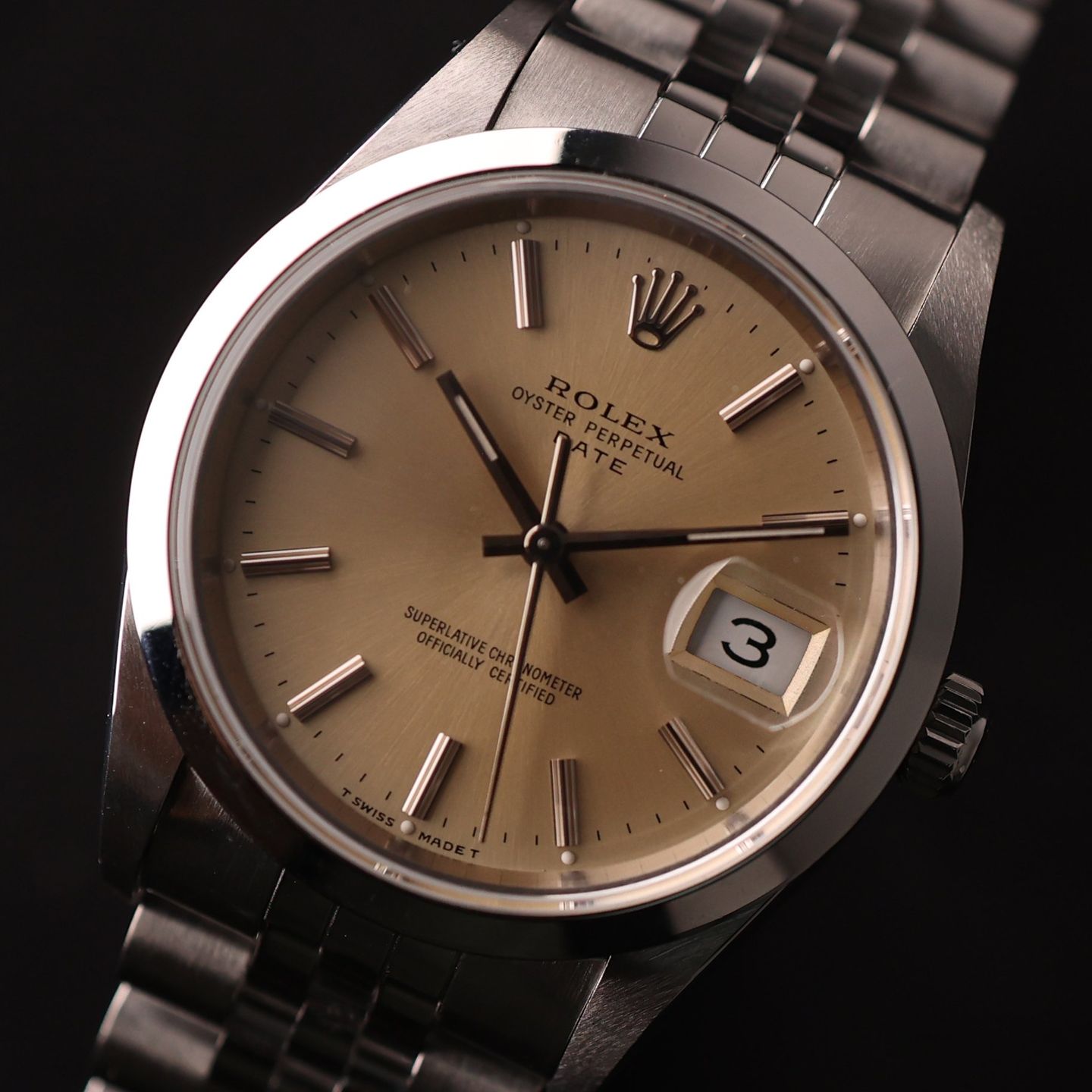 Rolex Oyster Perpetual Date 15200 (1991) - 34mm Staal (2/3)