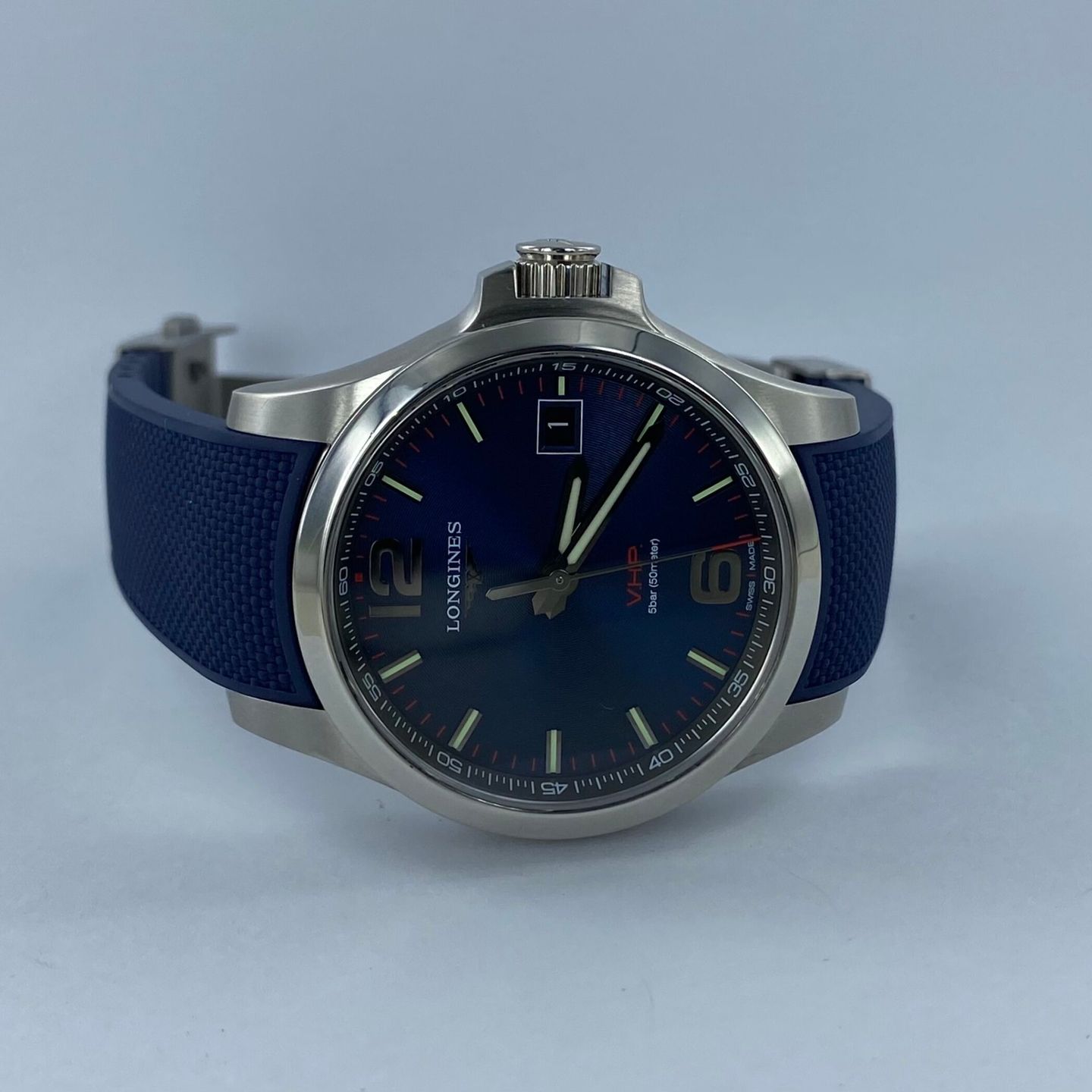 Longines Conquest - (2022) - Blue dial 43 mm Steel case (1/4)