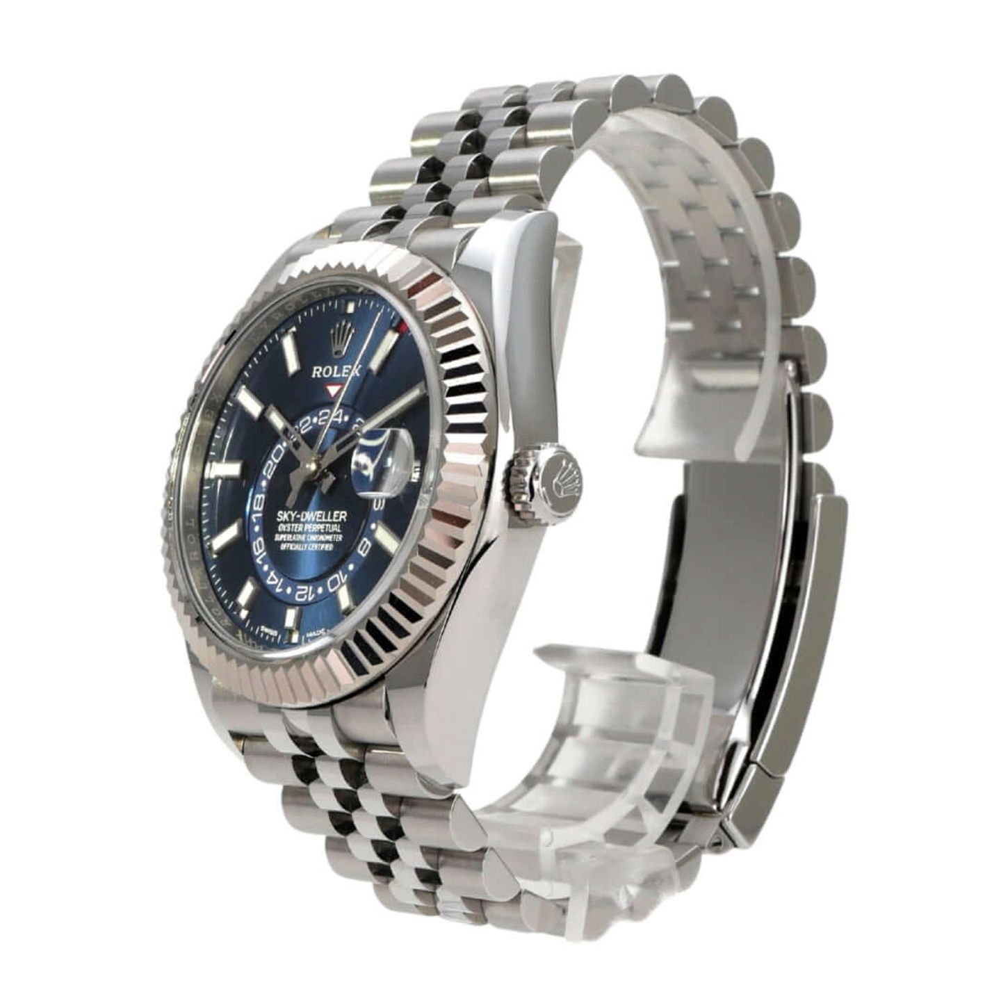 Rolex Sky-Dweller 326934 (2021) - Blue dial 42 mm Steel case (3/8)