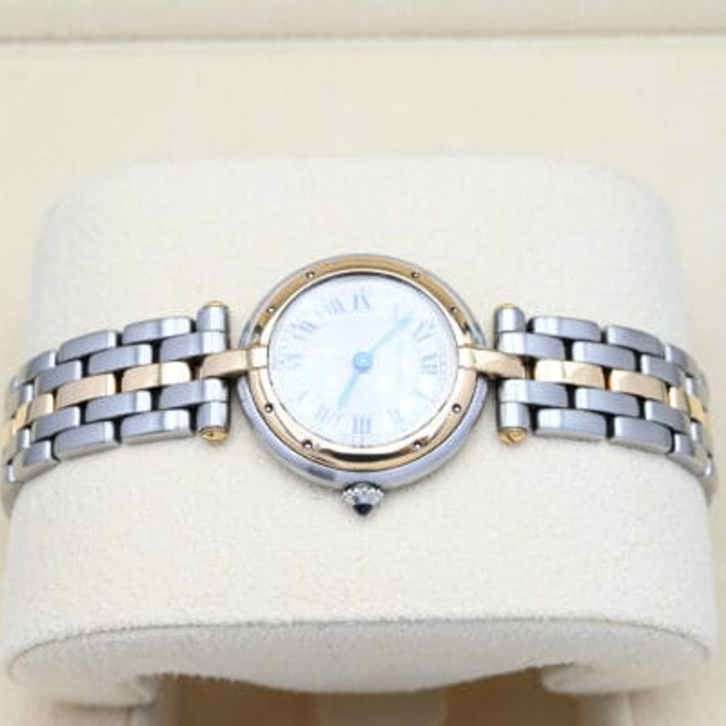 Cartier Panthère 1057920 (Unknown (random serial)) - White dial 24 mm Gold/Steel case (4/8)