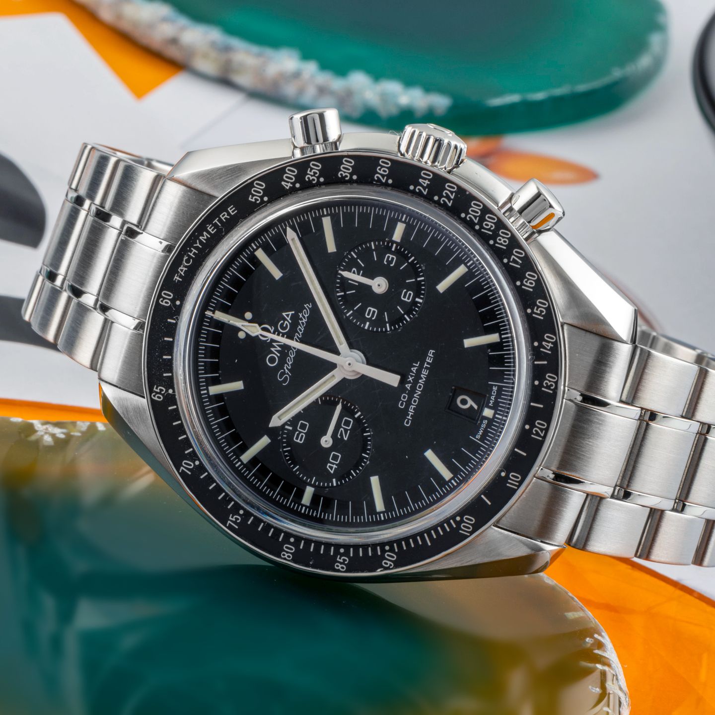 Omega Speedmaster 311.33.44.51.01.001 (2015) - Zwart wijzerplaat 44mm Staal (2/8)