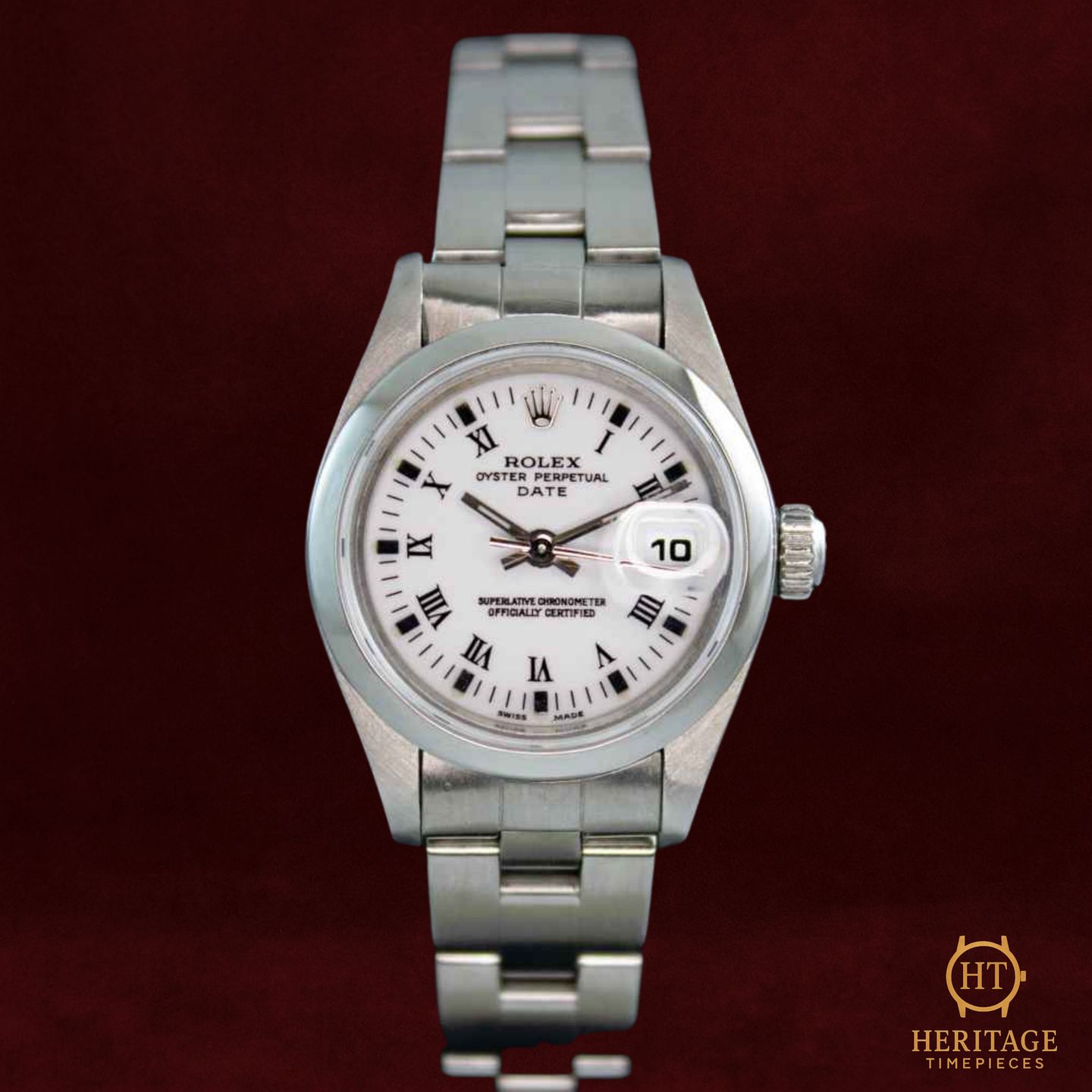 Rolex Oyster Perpetual Lady Date 79160 (1999) - 26mm Staal (2/8)