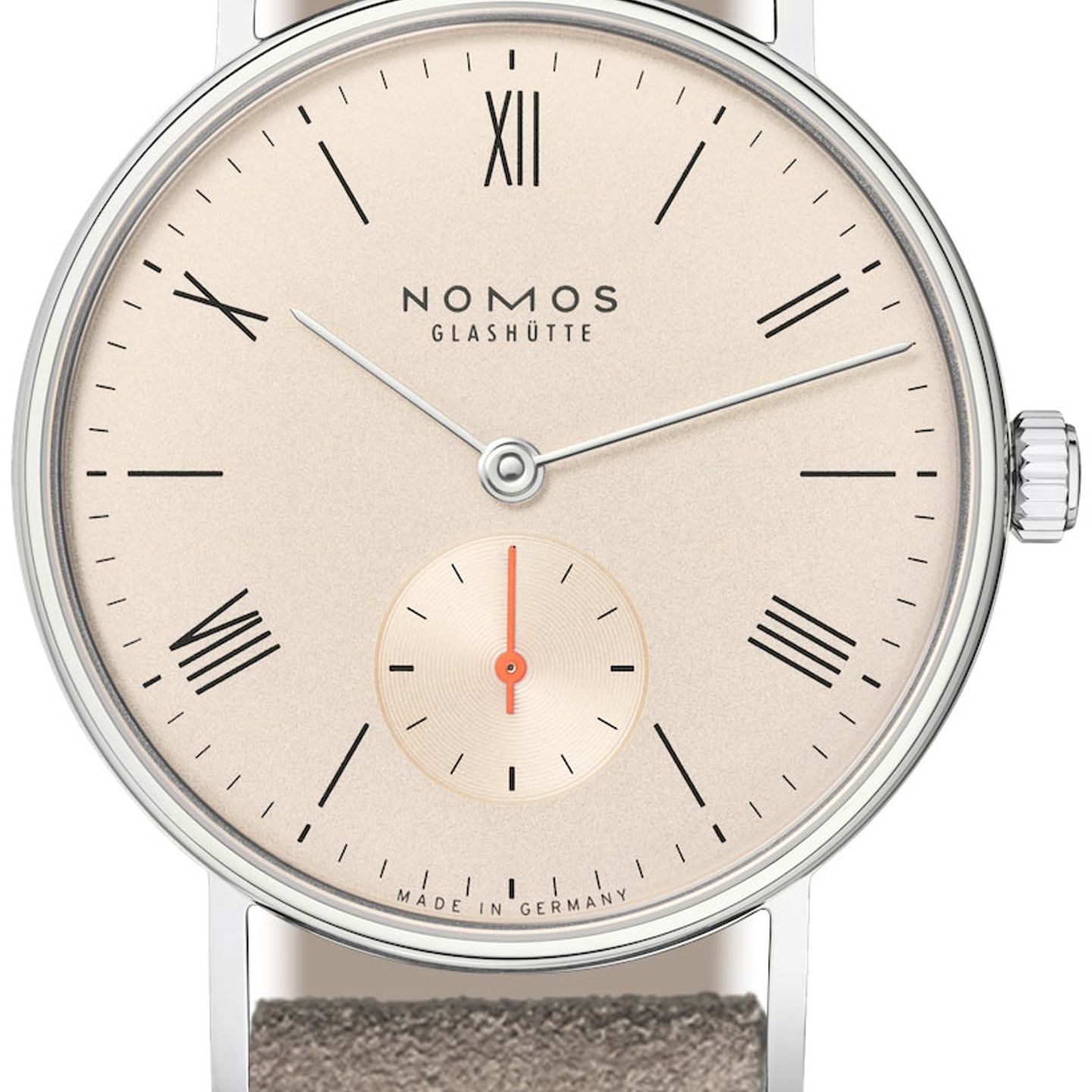 NOMOS Ludwig 33 248 (2022) - Champagne wijzerplaat 33mm Staal (1/1)