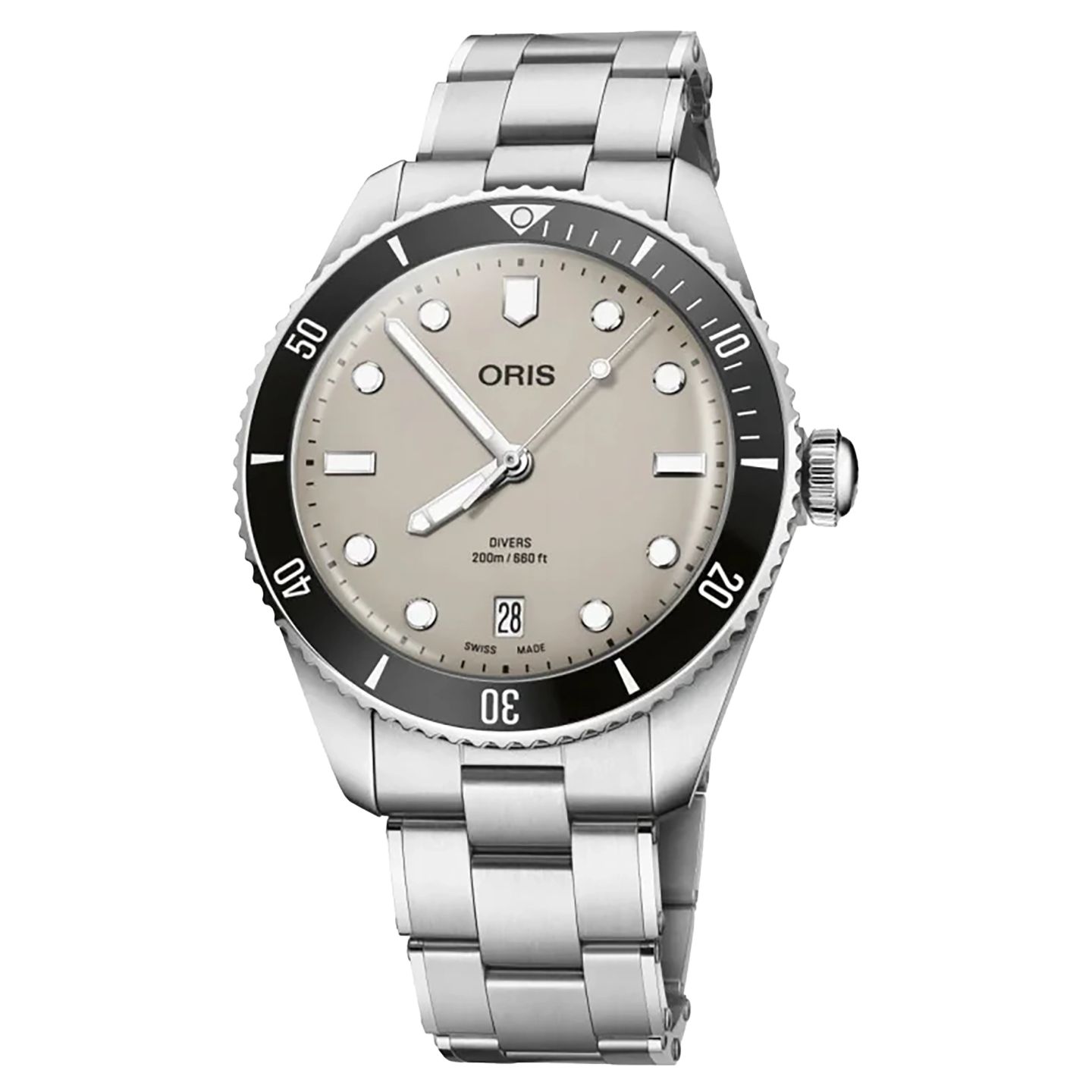 Oris Divers 01 733 7795 4054-Set (2026) - Zwart wijzerplaat 39mm Staal (1/1)