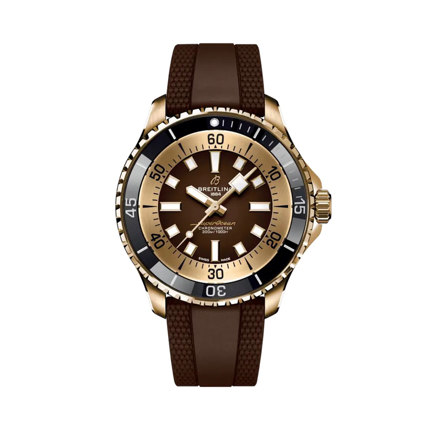 Breitling Superocean 44 N17376201Q1S1 (2025) - Brown dial 44 mm Carbon case (1/1)