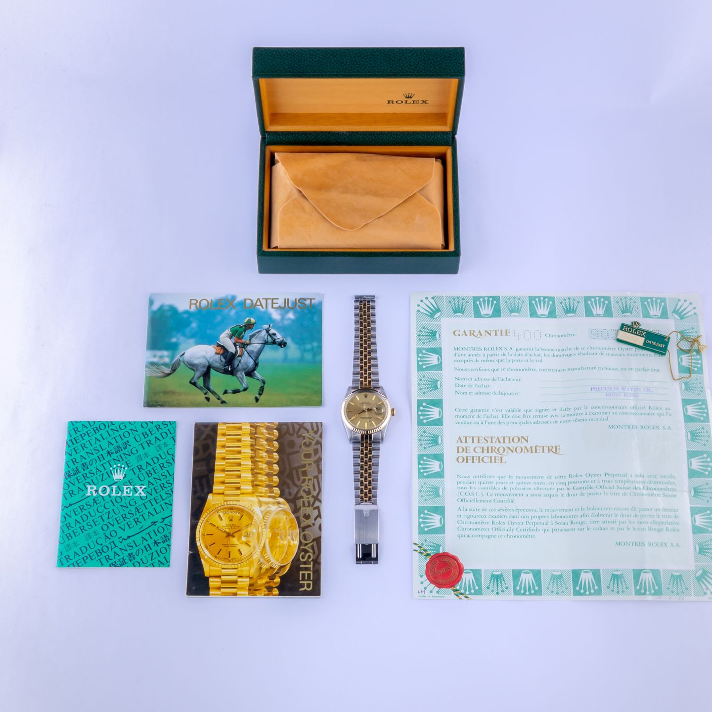 Rolex Datejust 36 16013 (1986) - 36 mm Gold/Steel case (8/8)