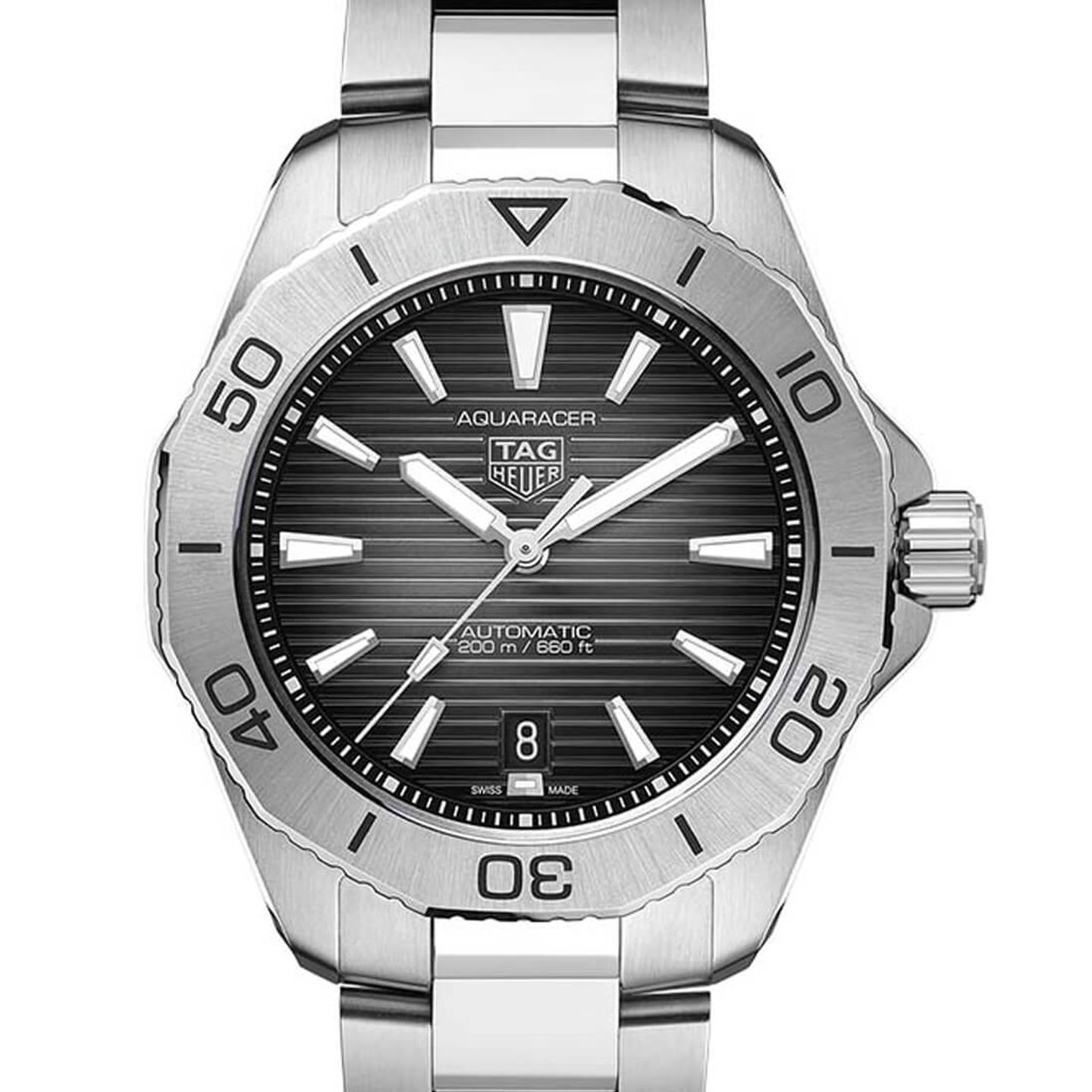 TAG Heuer Aquaracer WBP2110.BA0627 (2024) - Zwart wijzerplaat 40mm Staal (1/1)