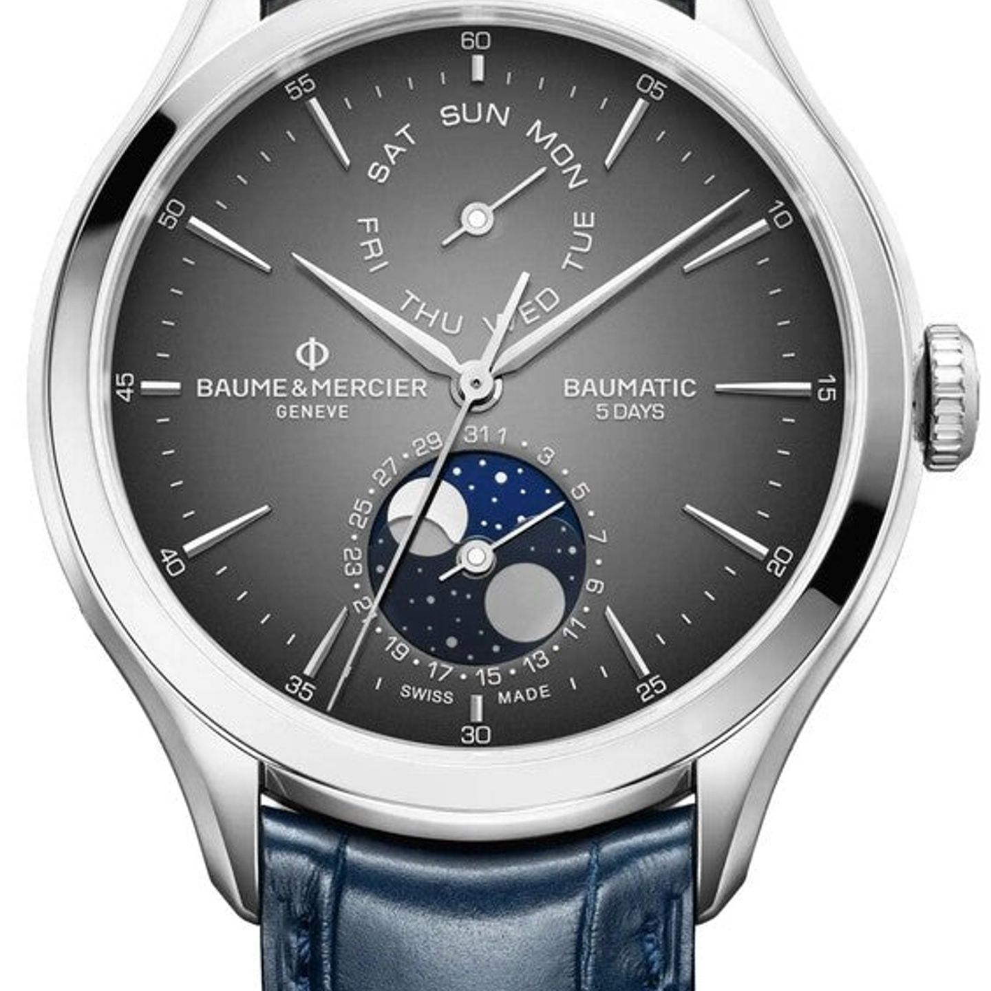 Baume & Mercier Clifton M0A10548 (2026) - Grey dial 42 mm Steel case (1/1)