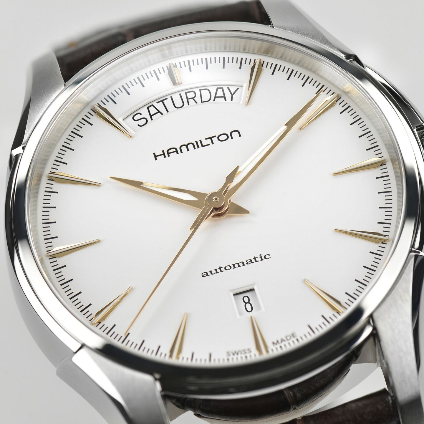 Hamilton Jazzmaster Day Date Auto H32505511 (2024) - White dial 40 mm Steel case (3/6)