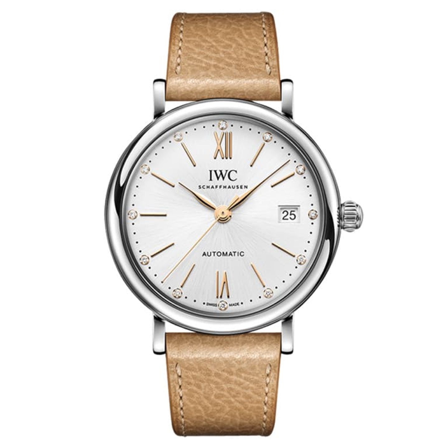 IWC Portofino Automatic IW458601 (2024) - Zilver wijzerplaat 37mm Staal (1/1)