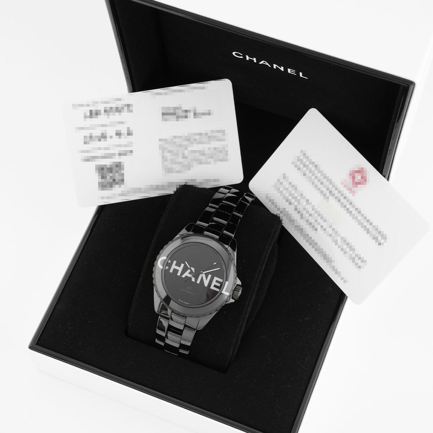 Chanel J12 H7418 (2024) - Black dial 38 mm Ceramic case (6/6)