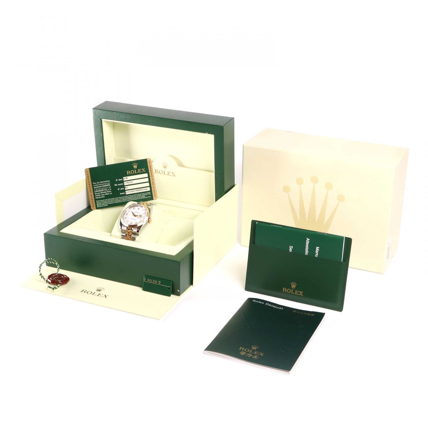 Rolex Datejust 36 116233 (2010) - 36 mm Gold/Steel case (6/6)