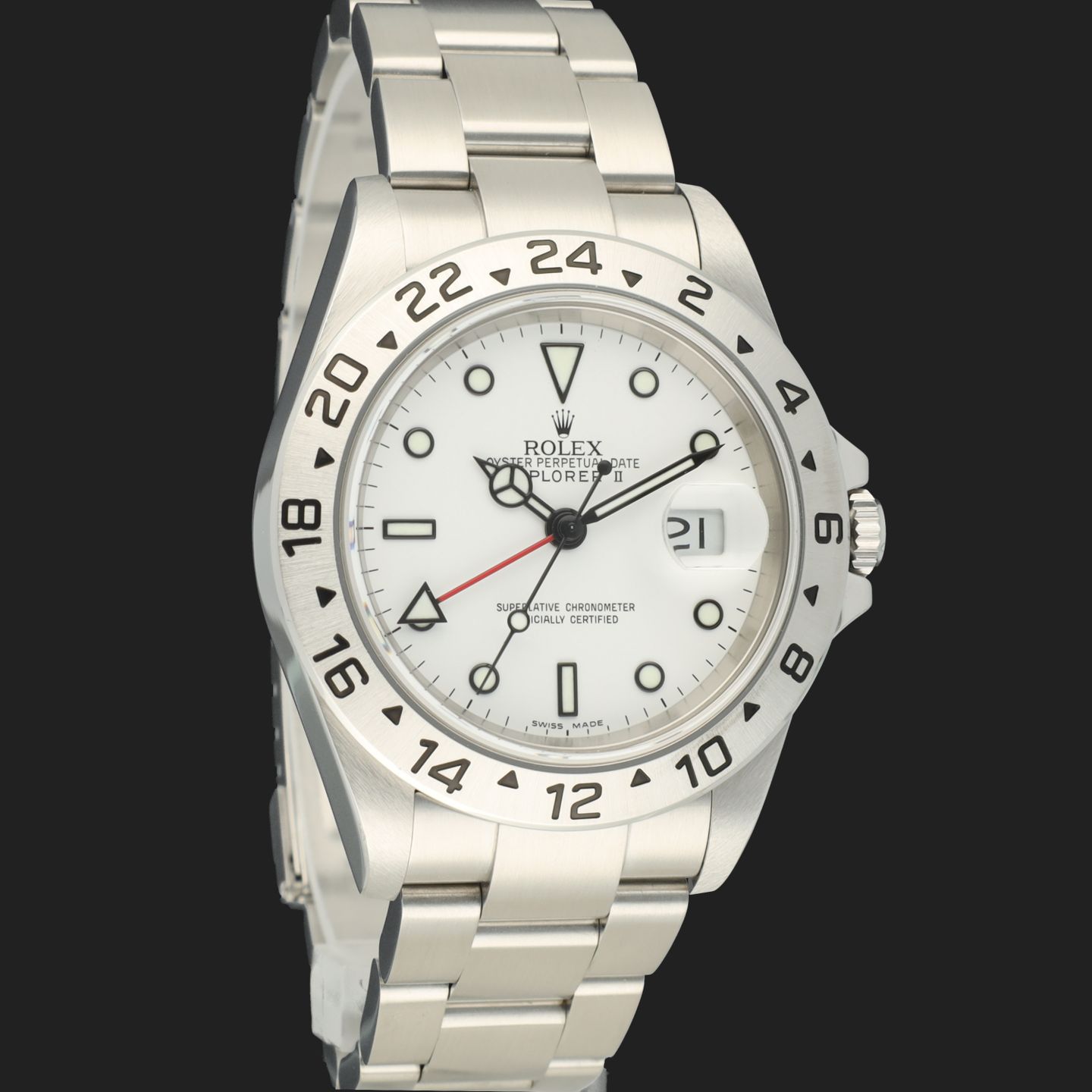 Rolex Explorer II 16570 (2006) - 40mm Staal (4/8)