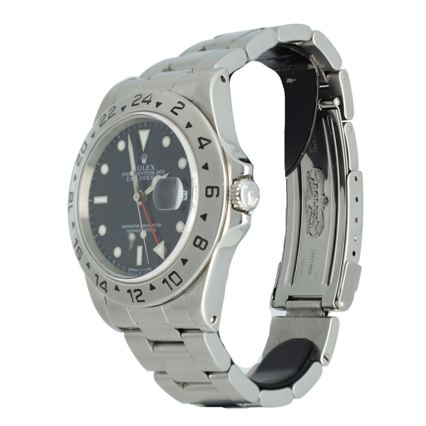 Rolex Explorer II 16570 (1996) - Black dial 40 mm Steel case (3/7)