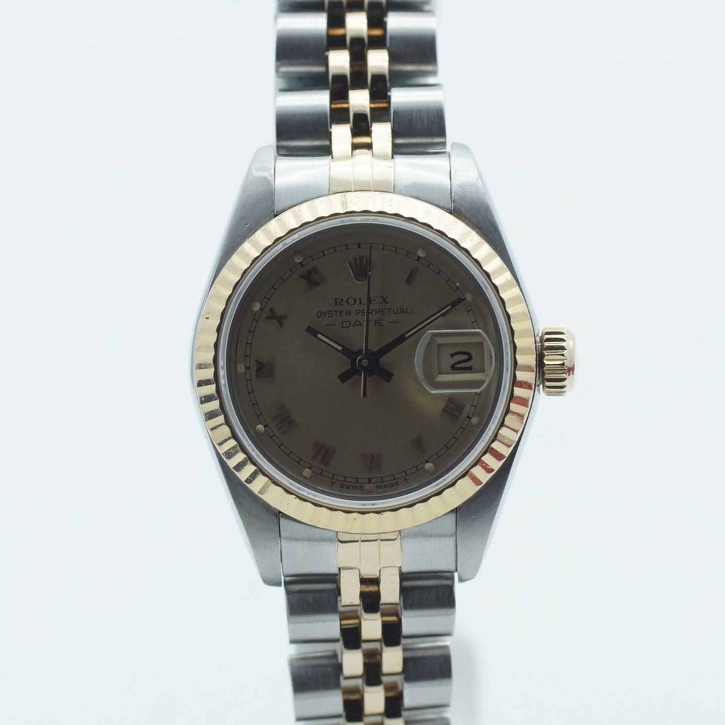 Rolex Lady-Datejust 69173 (1985) - 26mm Goud/Staal (2/8)