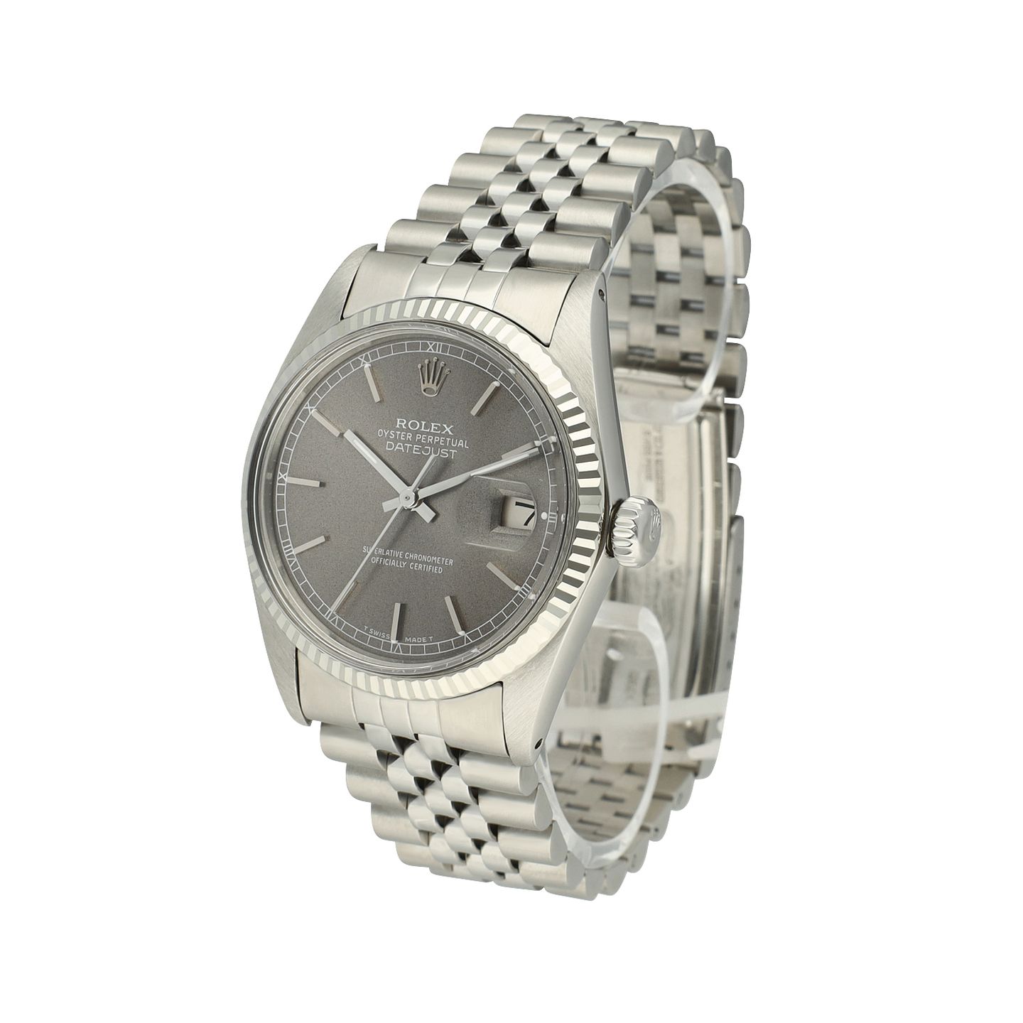 Rolex Datejust 36 16014 (1984) - Grey dial 36 mm Steel case (4/8)