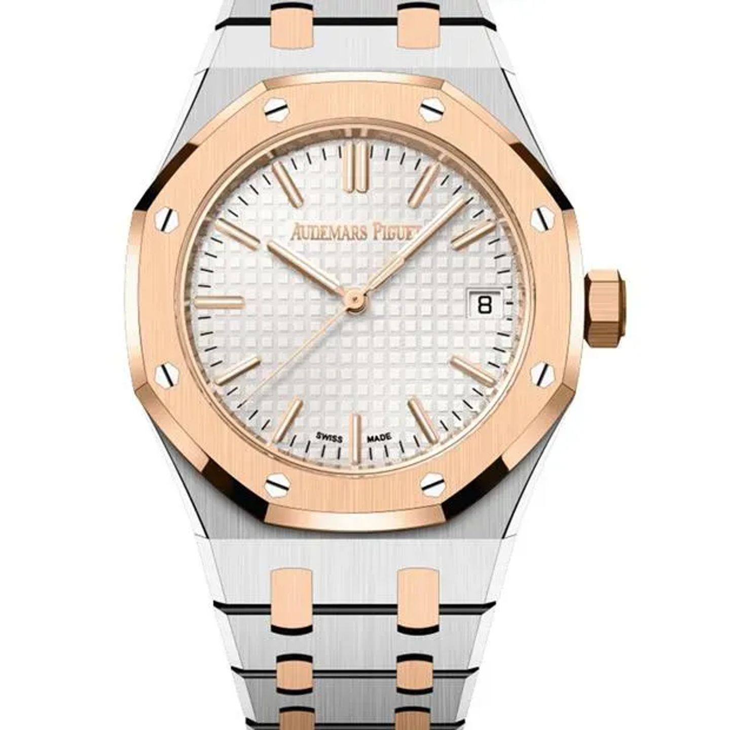 Audemars Piguet Royal Oak Selfwinding 15550SR.OO.1356SR.02 (2023) - Zilver wijzerplaat 37mm Goud/Staal (4/6)