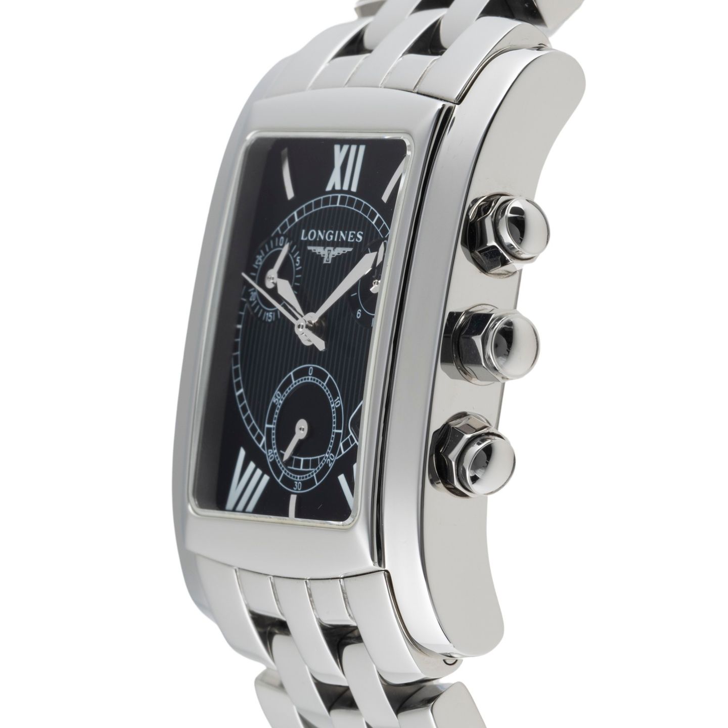 Longines DolceVita L5.656.4.16.3 (Onbekend (willekeurig serienummer)) - Wit wijzerplaat 28mm Staal (6/8)