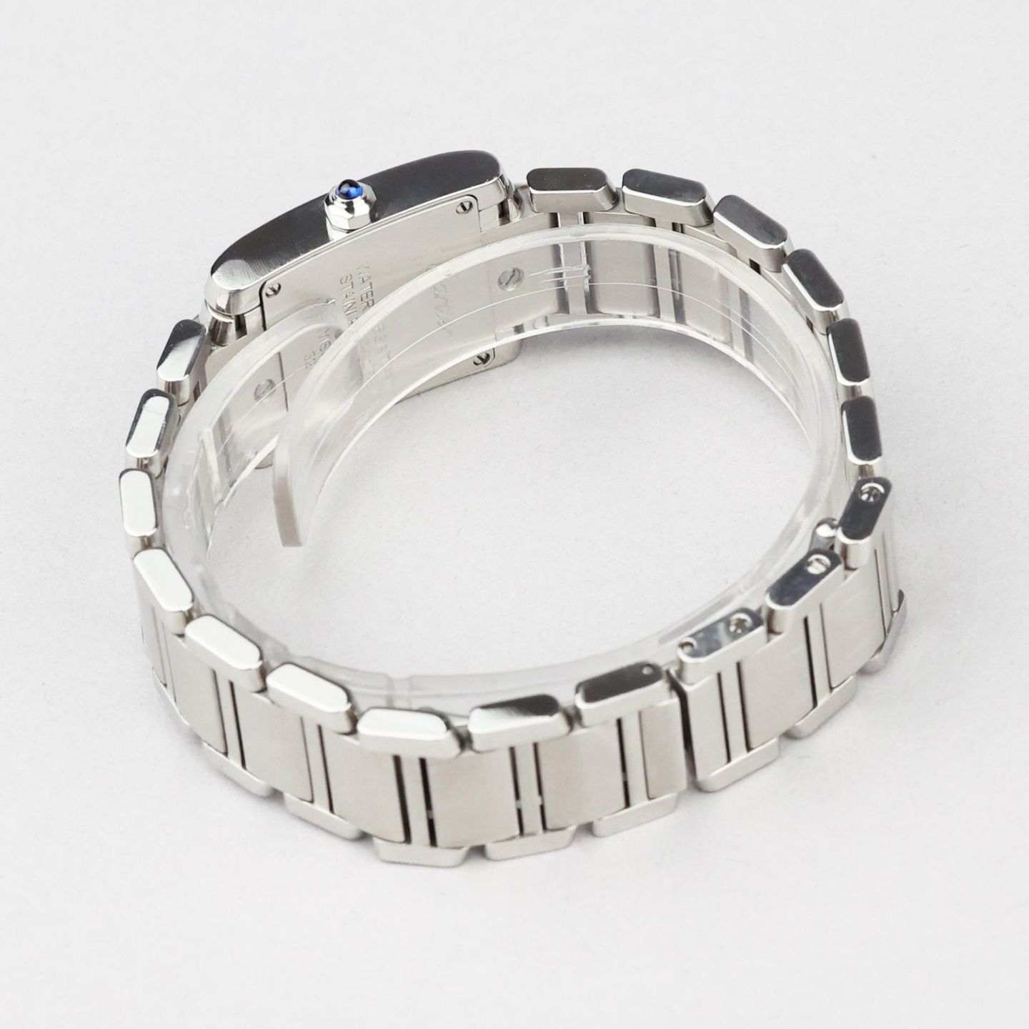 Cartier Tank Française W4TA0008 (2019) - White dial 25 mm Steel case (6/8)