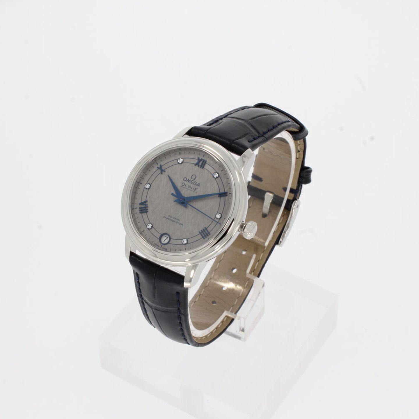 Omega De Ville Prestige 424.13.33.20.56.002 (2025) - Grey dial 33 mm Steel case (3/4)