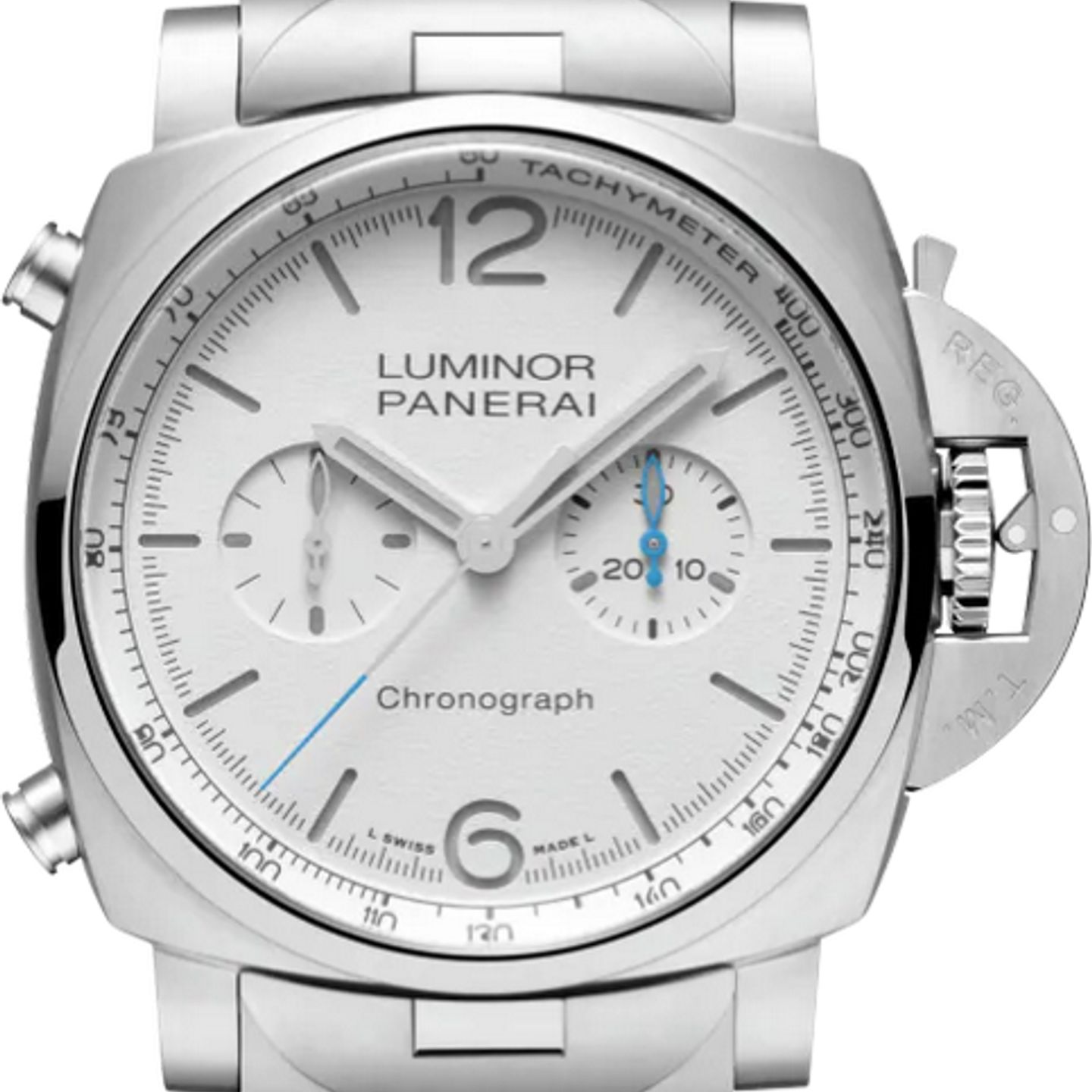 Panerai Luminor Chrono PAM01548 (2026) - White dial 44 mm Steel case (1/1)