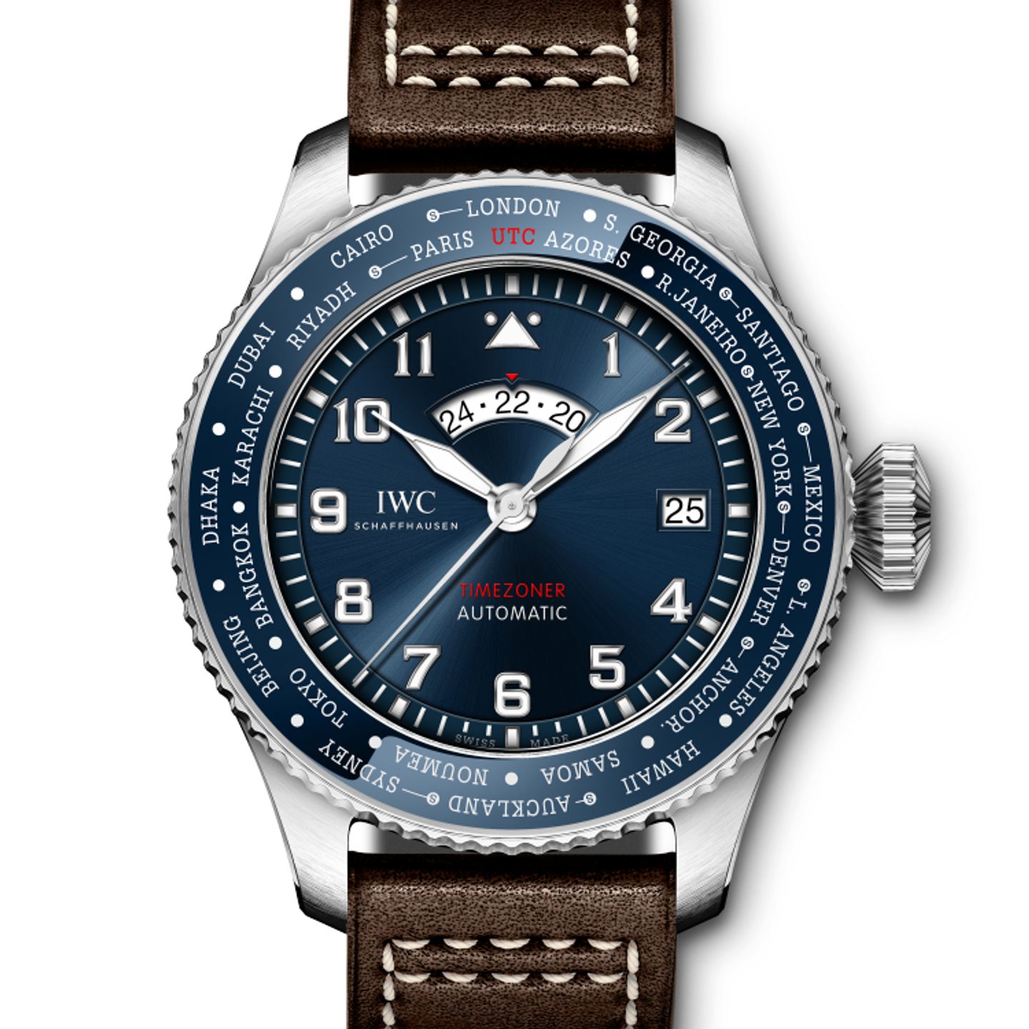 IWC Pilot IW395503 (2024) - Blauw wijzerplaat 46mm Staal (1/1)