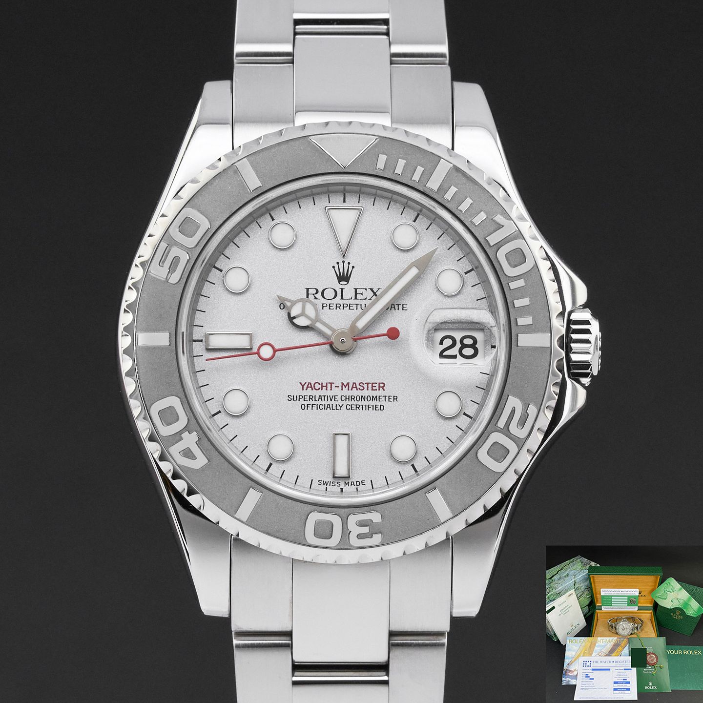 Rolex Yacht-Master 168622 (2000) - 35mm Staal (1/4)
