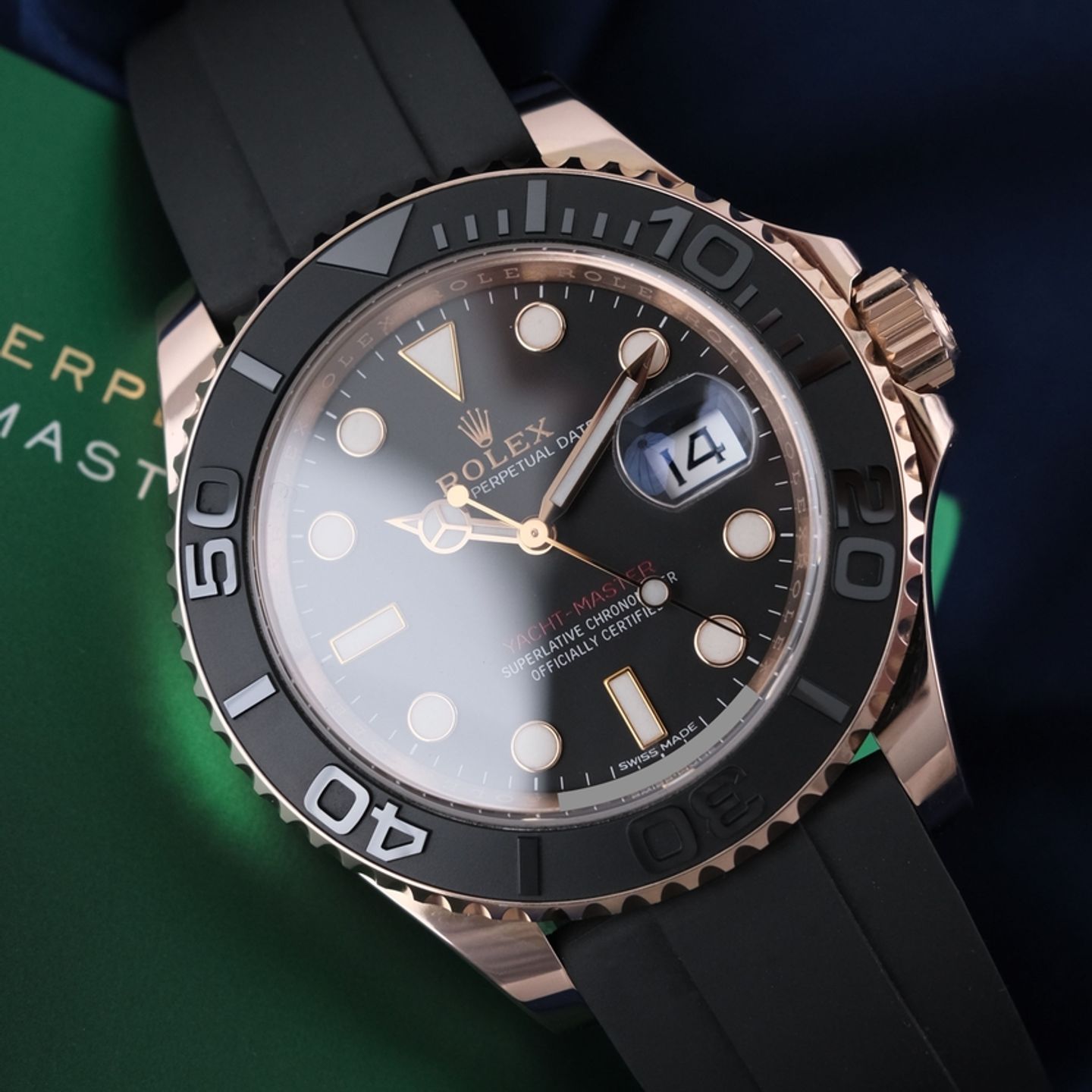 Rolex Yacht-Master 40 116655 (2016) - 40 mm Rose Gold case (1/8)